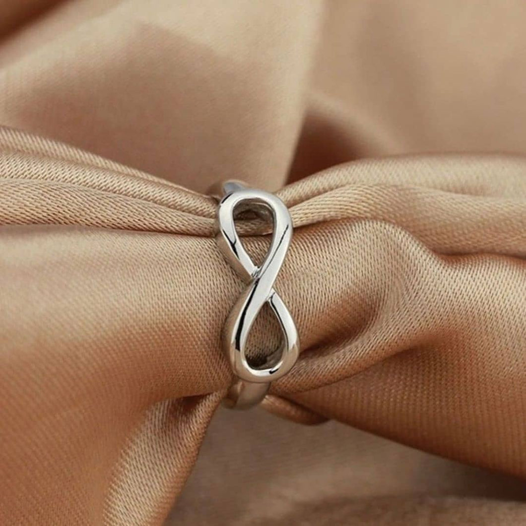 Trendy Stylish Silver Infinity Ring 😍💍 - Stylishever