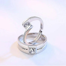 Load image into Gallery viewer, THE INDELIBLE CHARM COUPLE SILVER RING - Stylishever
