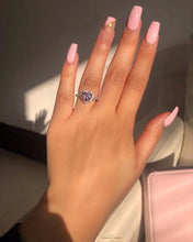 Load image into Gallery viewer, Luxury Pink Heart Luxe Silver Ring - Stylishever
